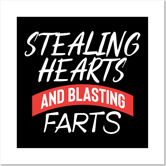 Stealing Hearts & Blasting Farts Wall Art by pako-valor